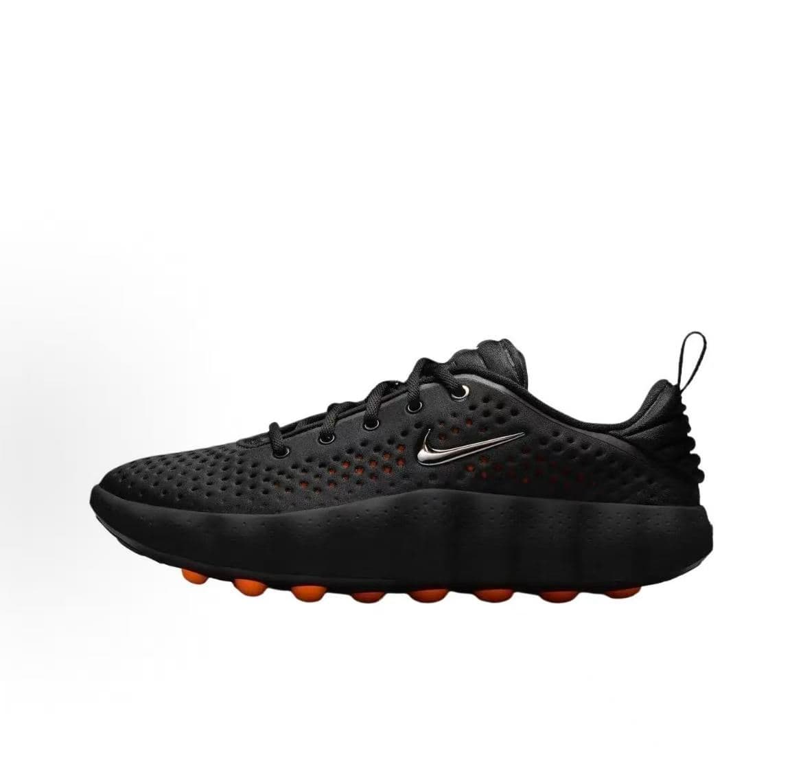 Chaussures de sport unisexes Nike Mind 002, traction, entraînement et course à pied, noir et orange