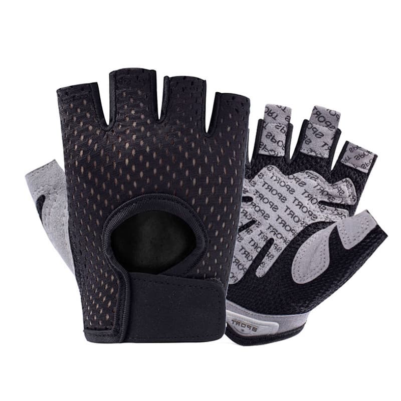 Couple Half-finger Gloves Mesh Breathable Outdoor Cycling Sports Gloves