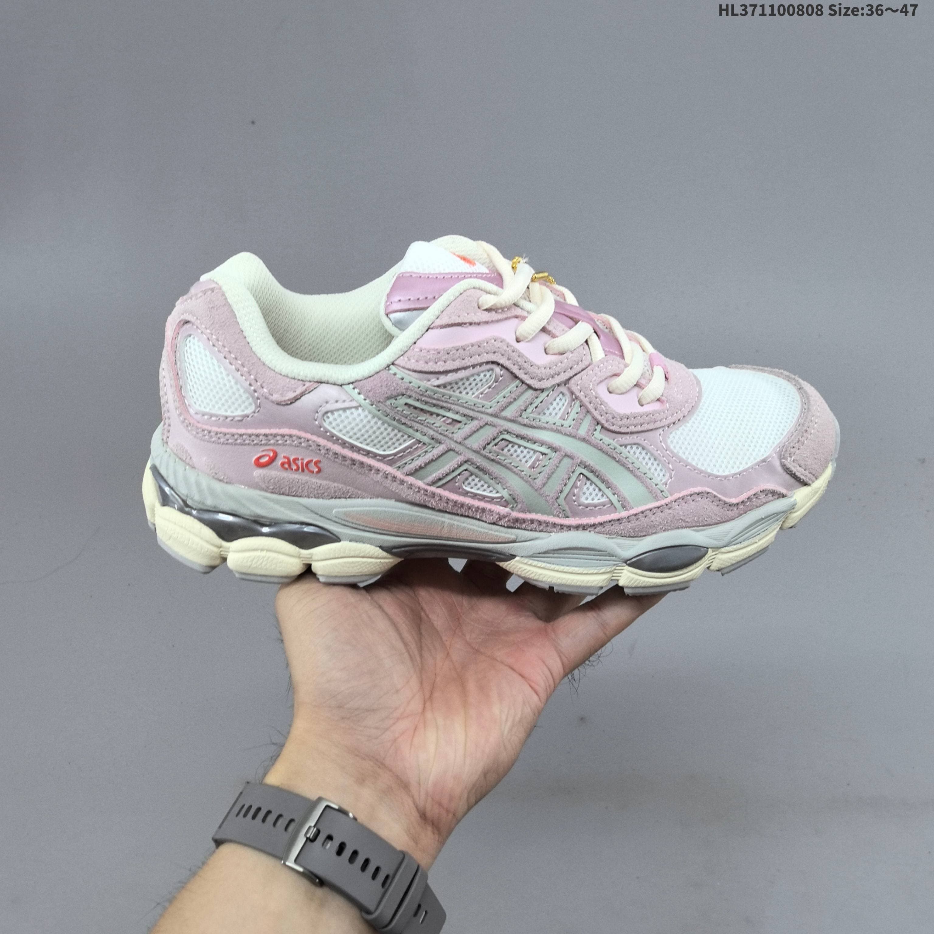 Chaussures de running Asics NYC Gels NYC Sneakers Cream Solar Power Pure Sier Outdoor Sneakers Sports Athleisure Trainers Fashion Daily Outfit 36-47