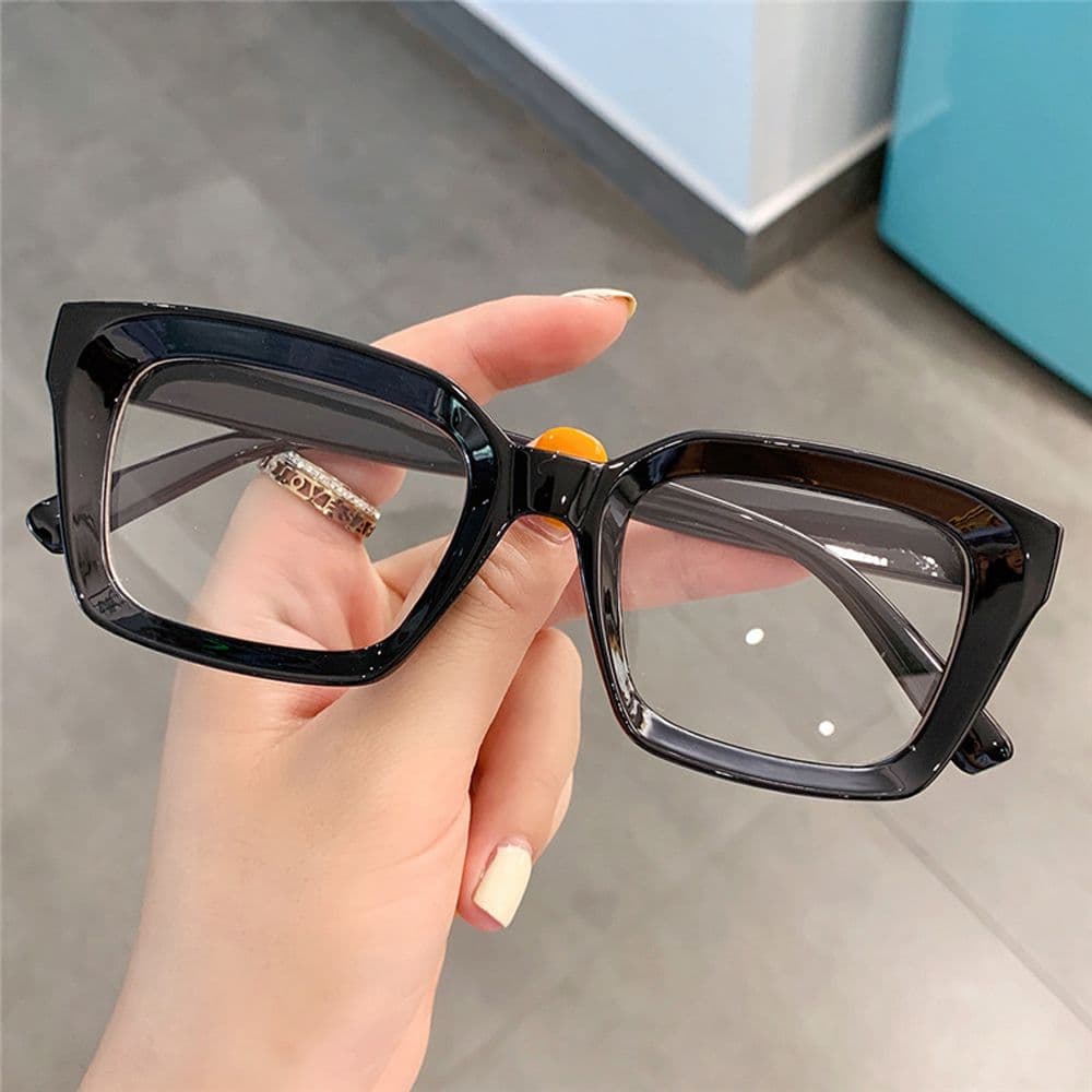 1PC Oversized Square Reading Glasses Men Women Portable Large Frame High-definition Presbyopia Eyeglasses Diopter 0~+ 3.00