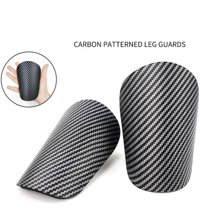 Carbon Fiber Textured Soccer Shin Guards, Imitation Carbon Fiber, Children's And Adults' Mini Master Insert Type Shin Guard Inserts