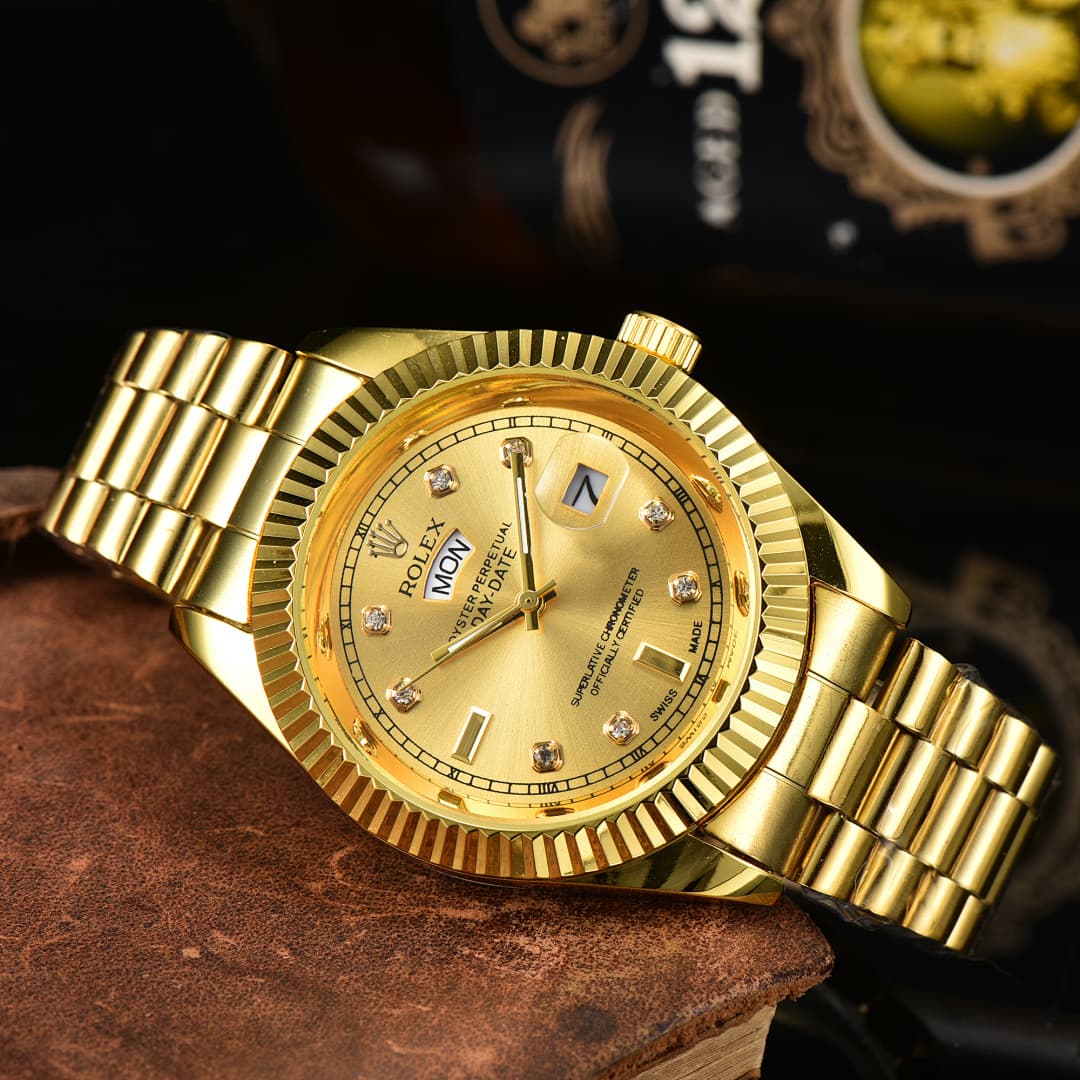 Montre classique à double calendrier pour affaires : une montre de luxe élégante et abordable