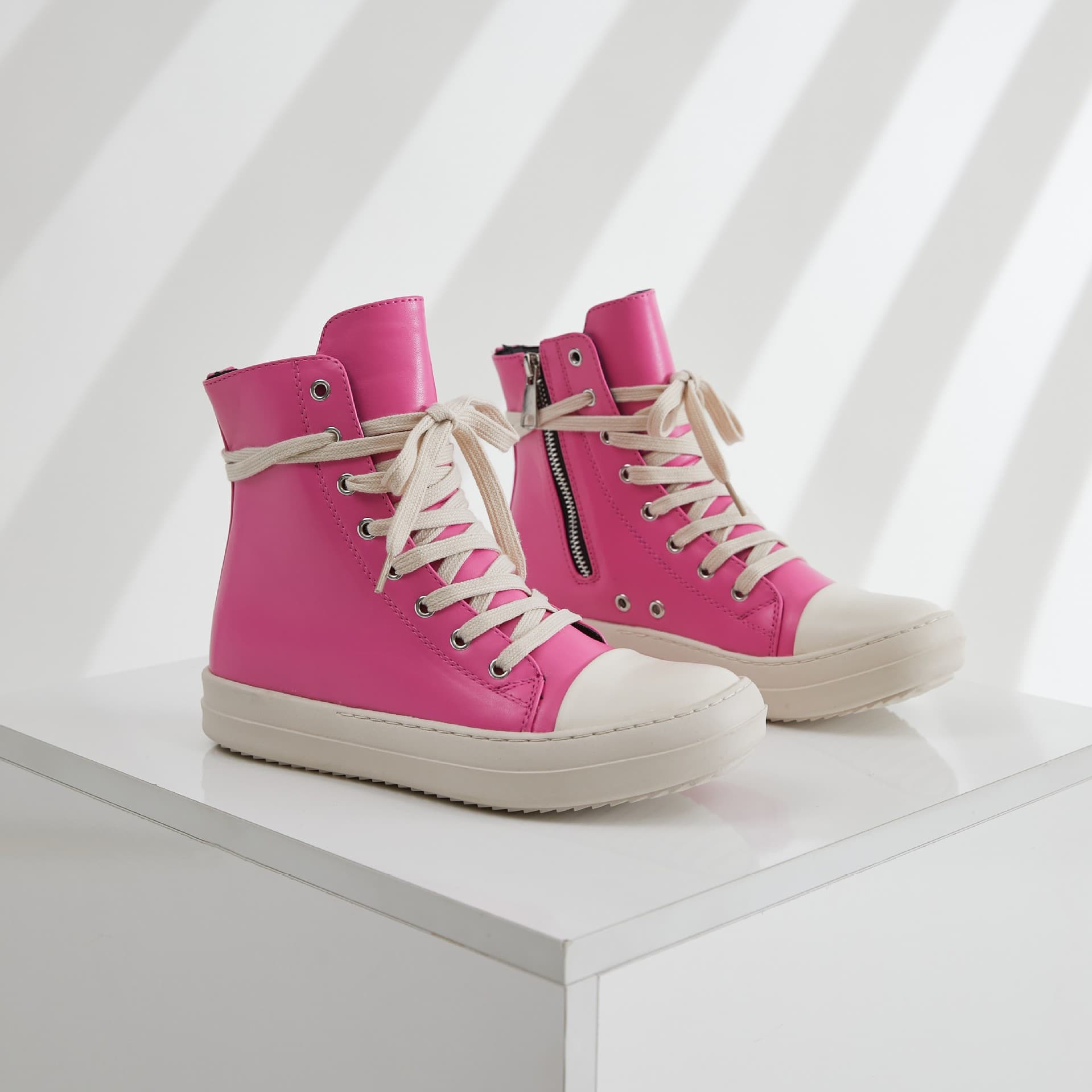 Women's Shoes Couple Rose Red Sneakers Shoes Hip Hop Street Dance Shoes