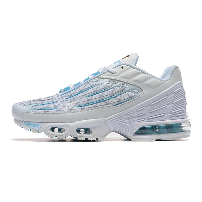 Nikes Tns Plus 3 Chaussures de course pour hommes Terrascape Triple Black White Psychic University Blue Hyper Jade Midnight Navy Baskets de sport en