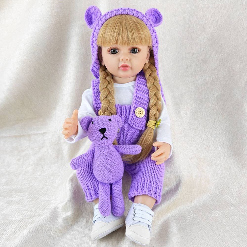Reborn Dolls Realistic Full Silicone Baby Bebe Vinyl 50CM Newborn Girl Doll Princess Toddler Toy Gift