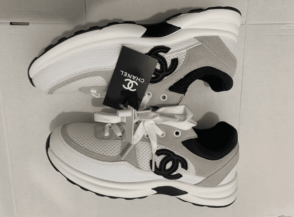 Chaussures de sport tendance, chaussures de créateurs, chaussures décontractées Chanel, chaussures de sport pour femmes et hommes, chaussures d'ex