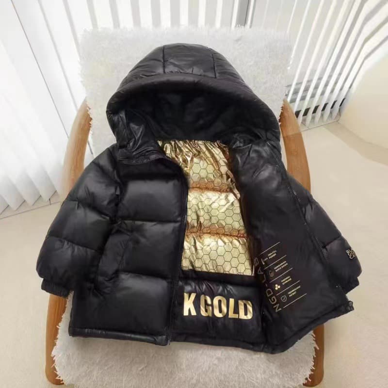 Kids' Winter Heated Jacket With Graphene Technology - Warm & Comfortable Unisex Coat For Boys & Girls (100-150cm, Black)
