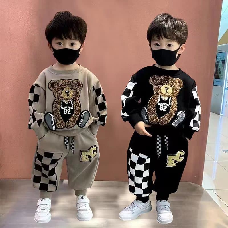 kids'clothing Children leisure loose spring and autumn fashion two-piece set