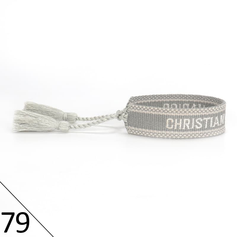 Bracelet unisexe tendance avec lettres tressées