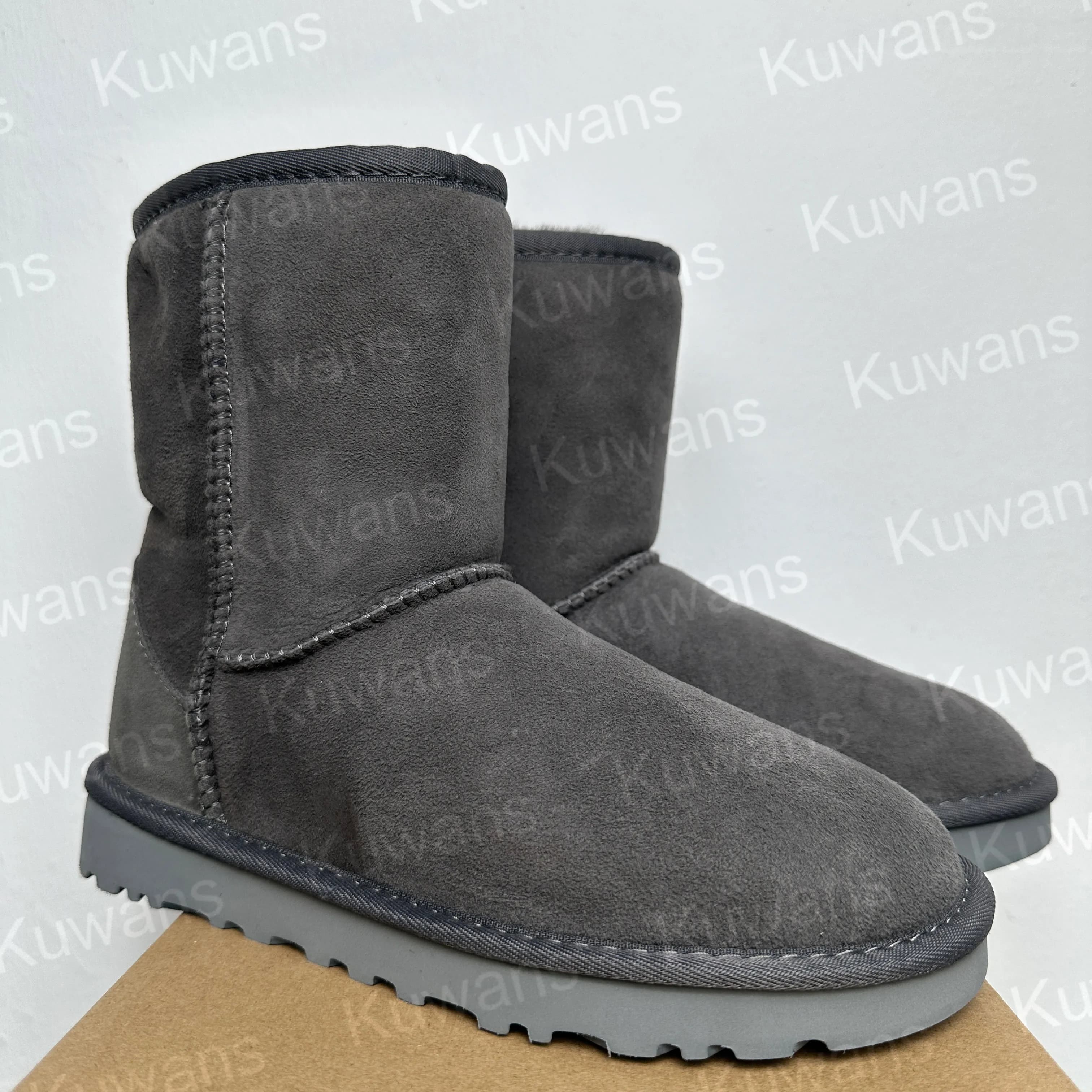 U GG Designer Classic Ultra Mini Bottes de Neige Plateforme Courte Femmes Hommes Fourrure Peau de Mouton Tasman Tazz Chesut Sable Graine de Moutarde
