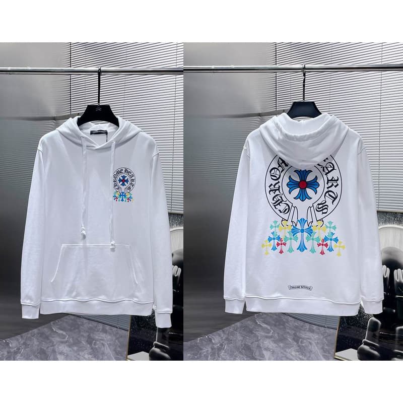 Sweat à capuche Chrome Hearts Cross, version correcte 25ss, polyvalent et tendance, vente en gros