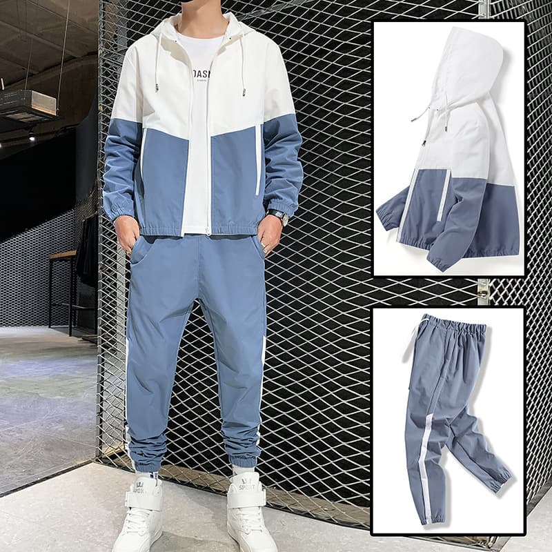 2024 Casual Autumn Jacket Set Sports Youth Trend Handsome Fashion Trendy Men's Clothing