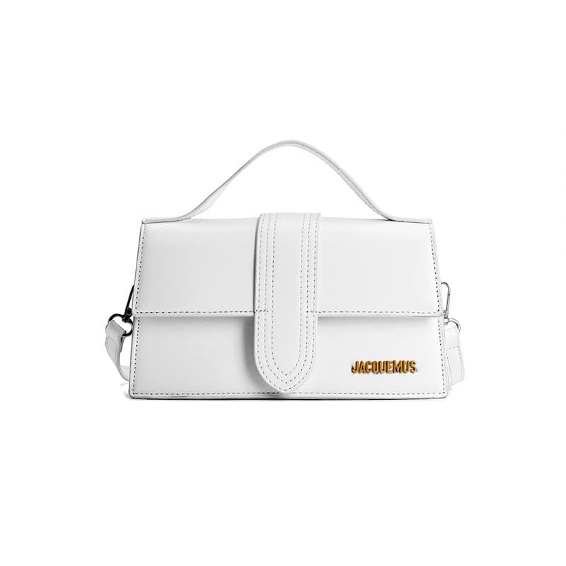 (JACOUEMUS) sac à main léger de luxe français, Design de Niche, Texture Premium, Baguette, bandoulière