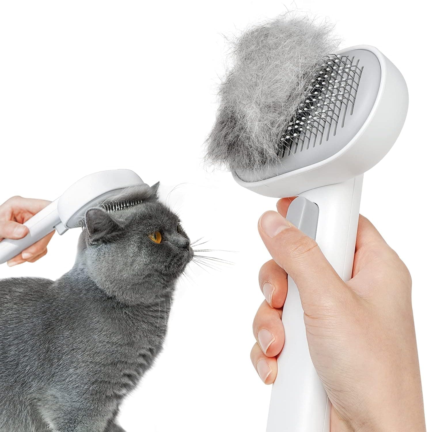 aumuca Cat Brush For Shedding, Cat Brushes For Indoor Cats, Cat Brush For Long Or Short Haired Cats