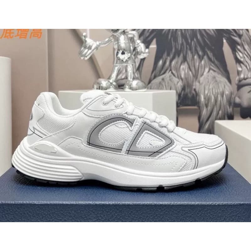 DIOR B22 Nouveau modèle européen D-Brand Sports Casual Semelle épaisse Mode Rétro Respirante Chaussures de papa rehaussantes pour hommes et