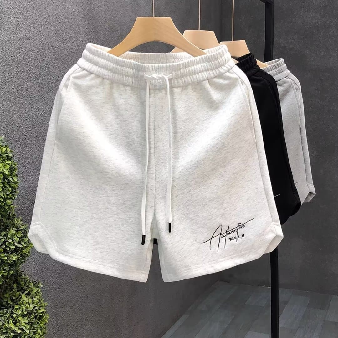 Men's Clothing Men's Summer Trendy Brand Embroidered Sports Pants Summer Fitness Breathable Loose Trendy Casual Shorts