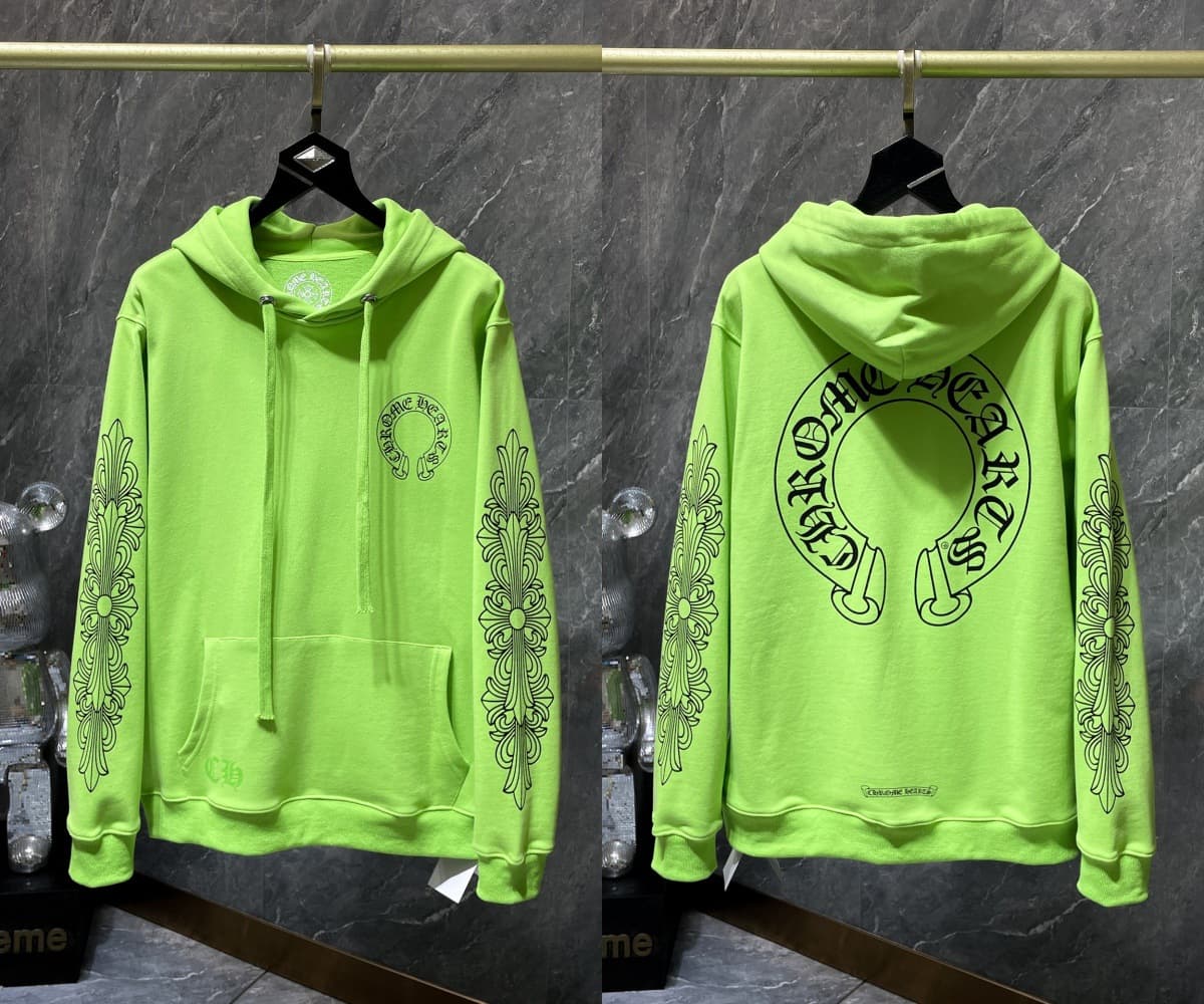Sweat à capuche Chrome Hearts Cross, version correcte 25ss, polyvalent et tendance, vente en gros