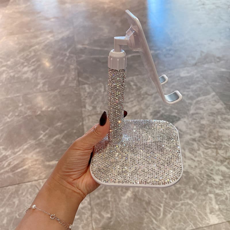 Cellphones & Telecommunications mobile phone stand luxury diamond studded drama chasing tablet multi function live broadcast stand