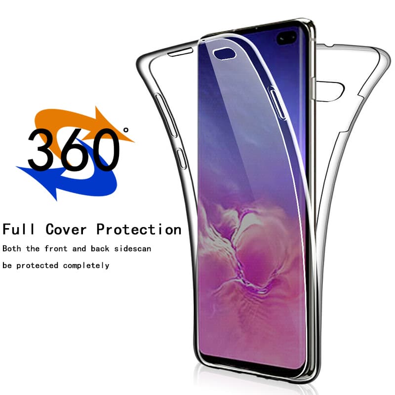 360 Full Body Case For Samsung Galaxy S23 S22 S21 S20 S10 S9 S8 Plus S10E S21FE Note8 Note9 Note10 Note20 Ultra Double Side Transparent Protect Cover