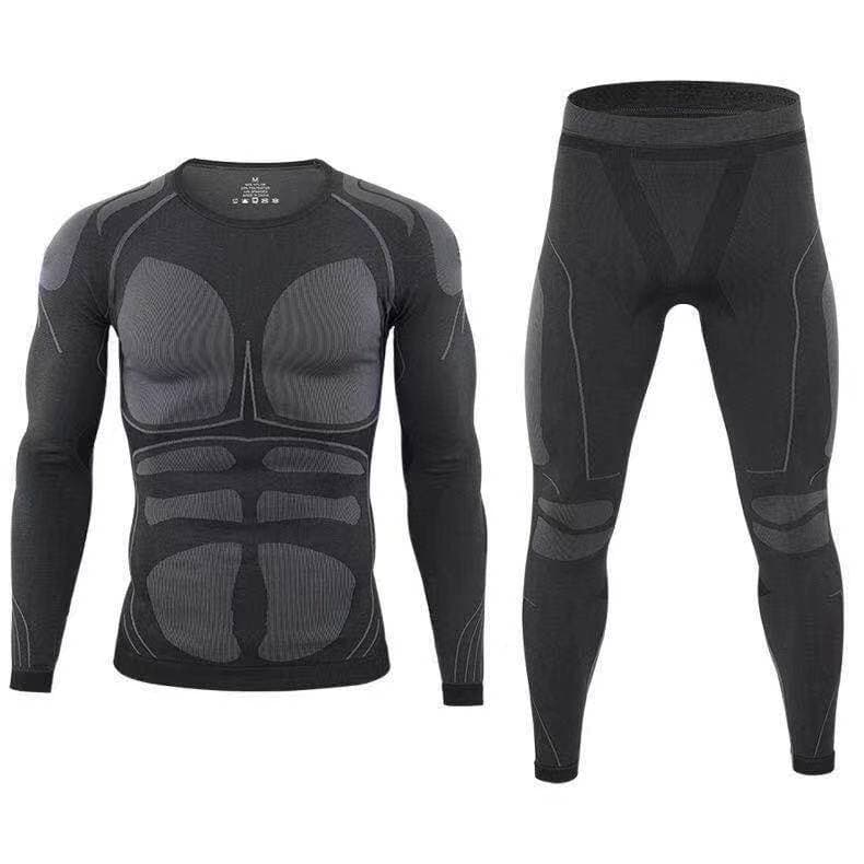 Men's Clothing Outdoor Sports Functional Compression Thermal Underwear Suit Field Skiing Moisture Wicking Men's Fitness Underwear