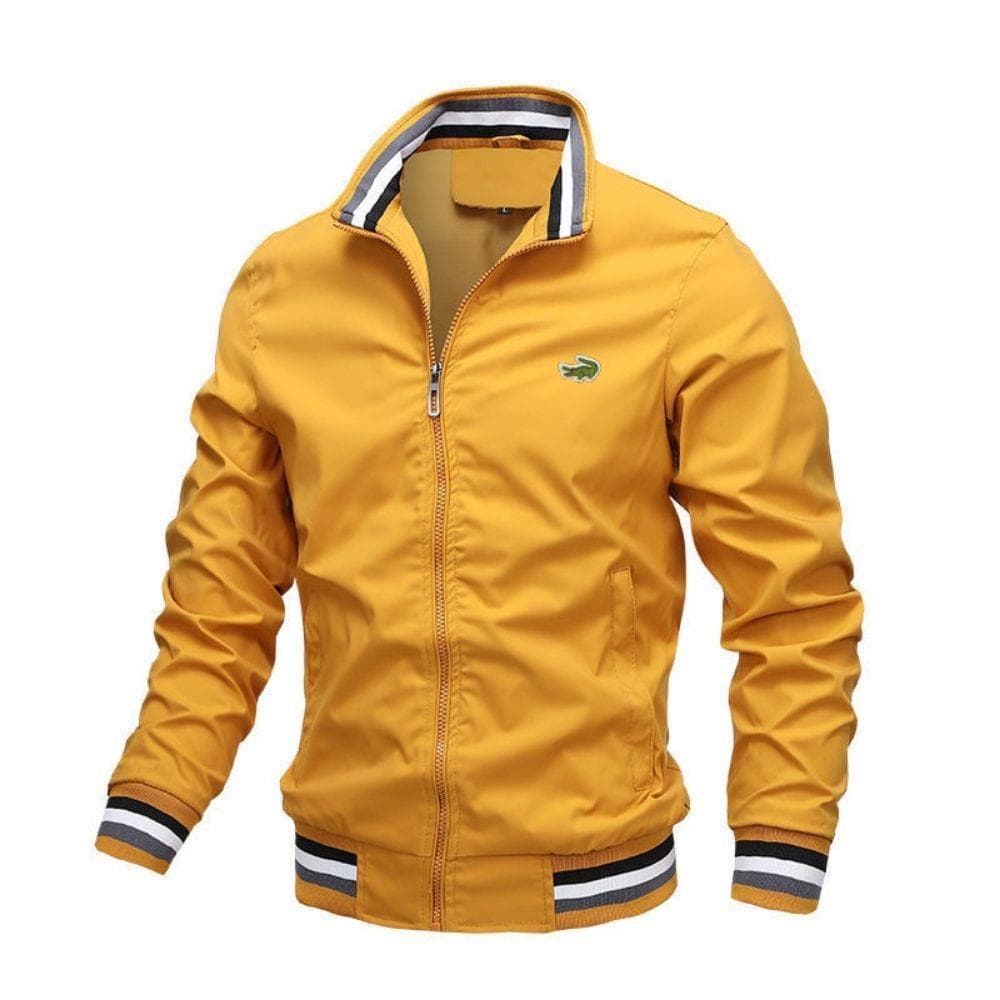 Veste cardigan de couleur unie pour homme, veste de pilote décontractée, uniforme de baseball