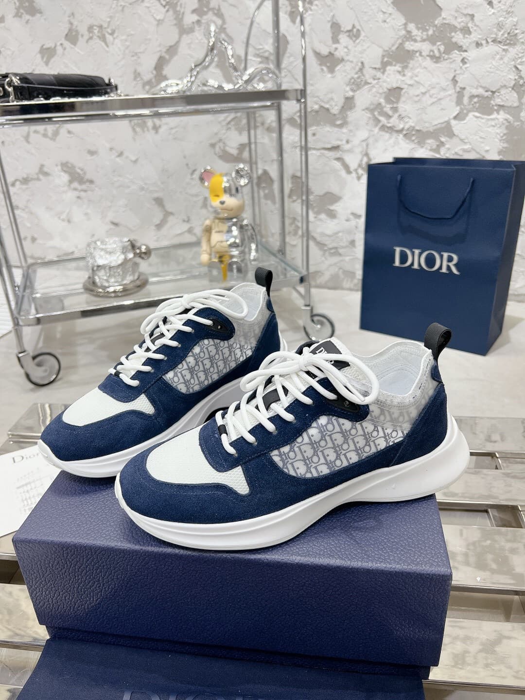 Baskets montantes tendance Pure Original CD B25 pour couples, style papa, chaussures décontractées et élégantes.