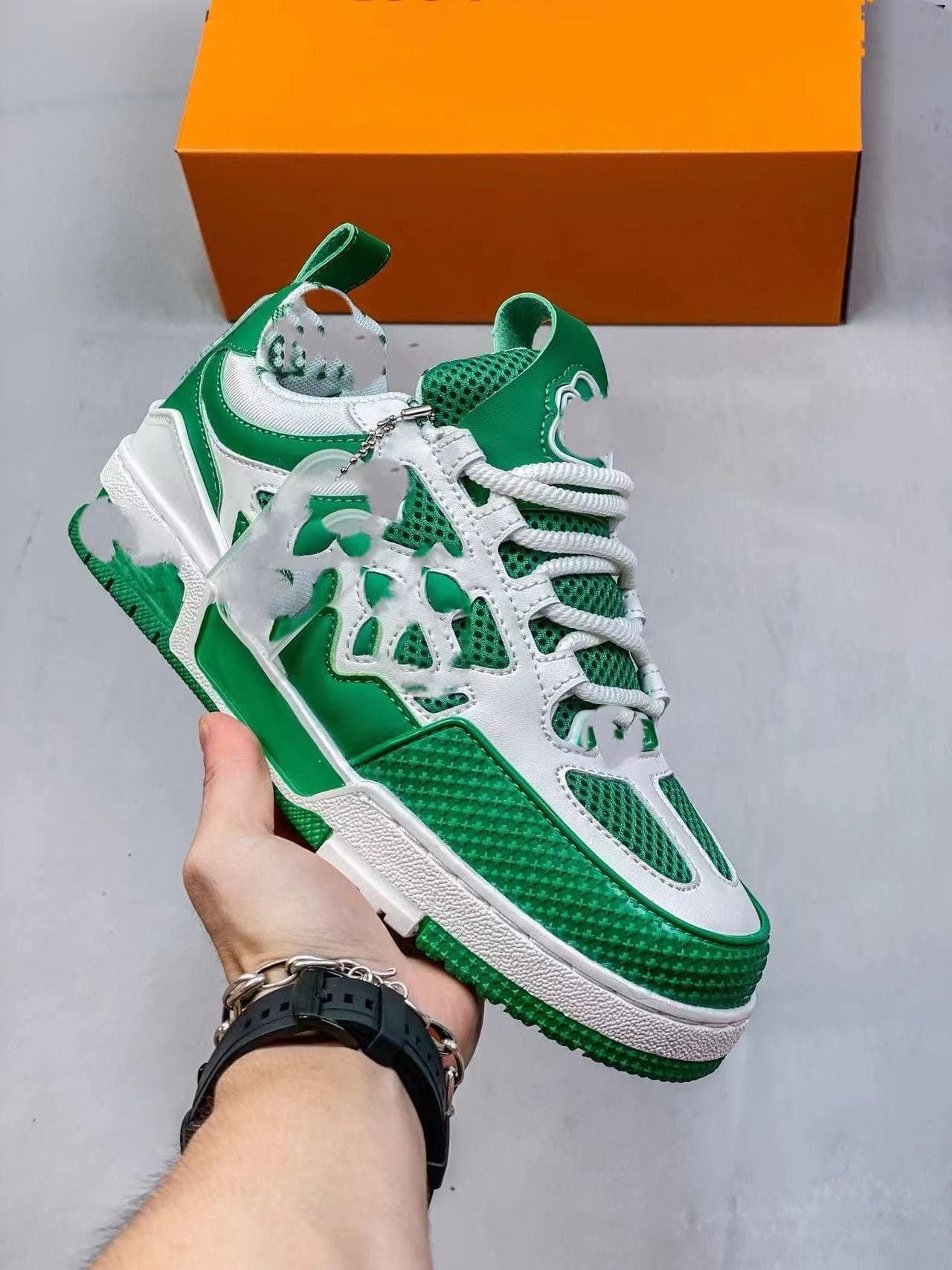 2024 Lous Tendance Marque Créateur De Mode Hommes Et Femmes Baskets Appartements Décontracté Rue Couple Chaussures Chaussures De Skateboard