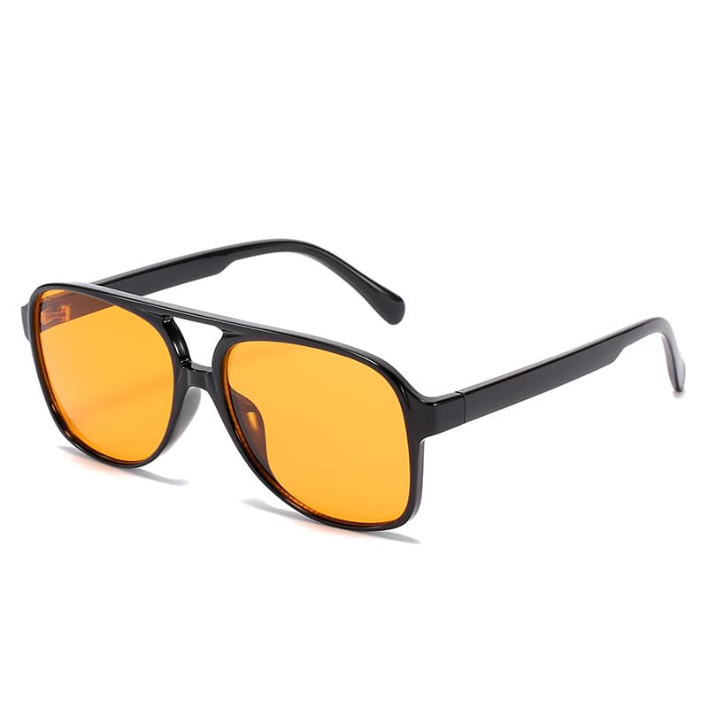 Double Beam PC Big Frame Toad Mirror Sunglasses Women and Men Sunglasses Anti-ultraviolet Glasses Sports