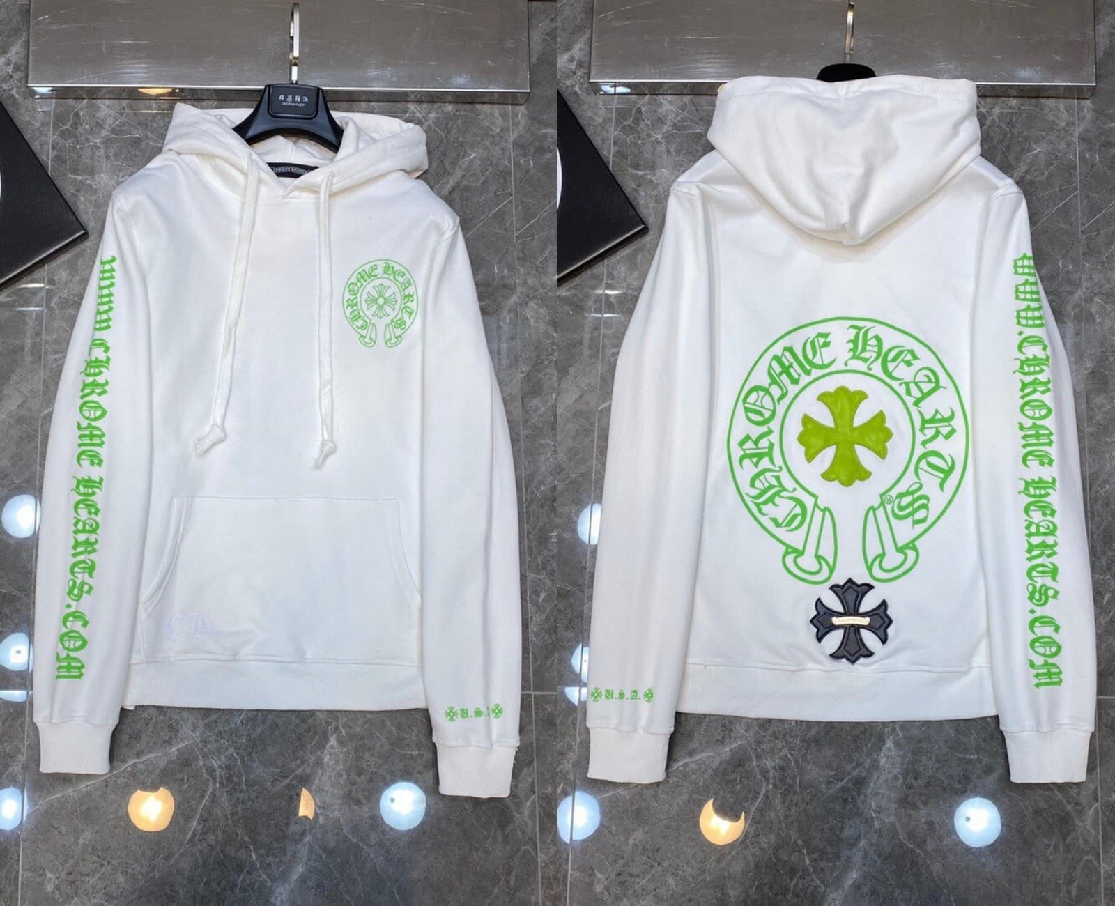 Sweat à capuche Chrome Hearts Cross, version correcte 25ss, polyvalent et tendance, vente en gros