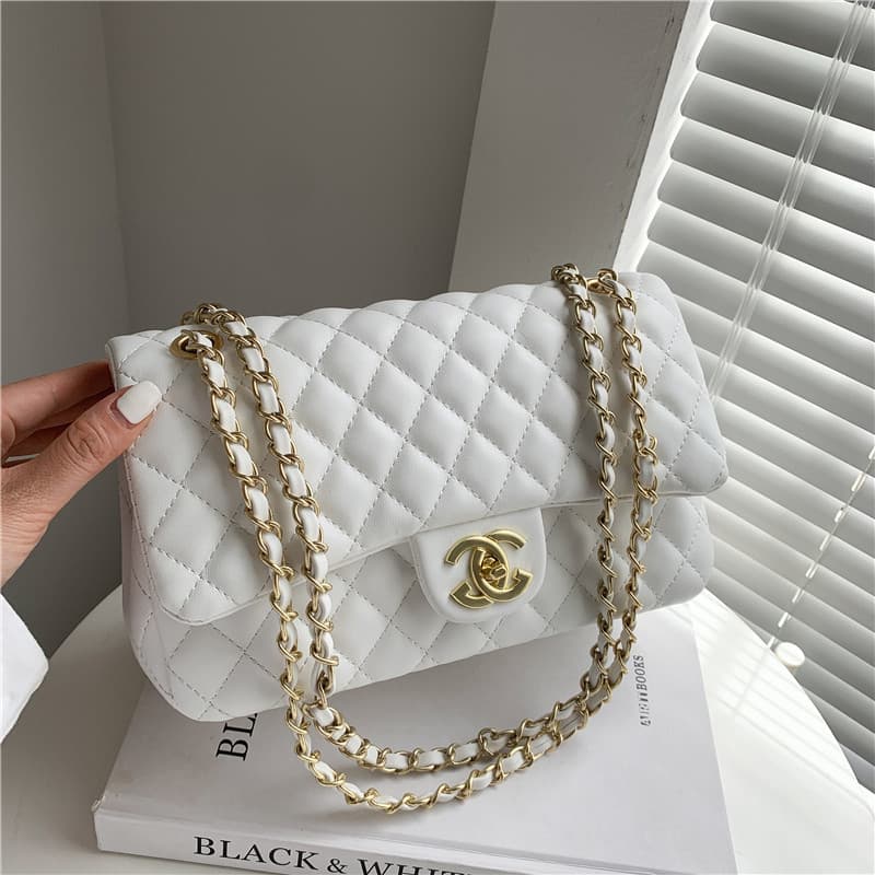 Sac transfrontalier Nouveau sac pour femme en gros 2023 Sac messager à bandoulière de mode européenne et américaine Sac à chaîne en diamant tou