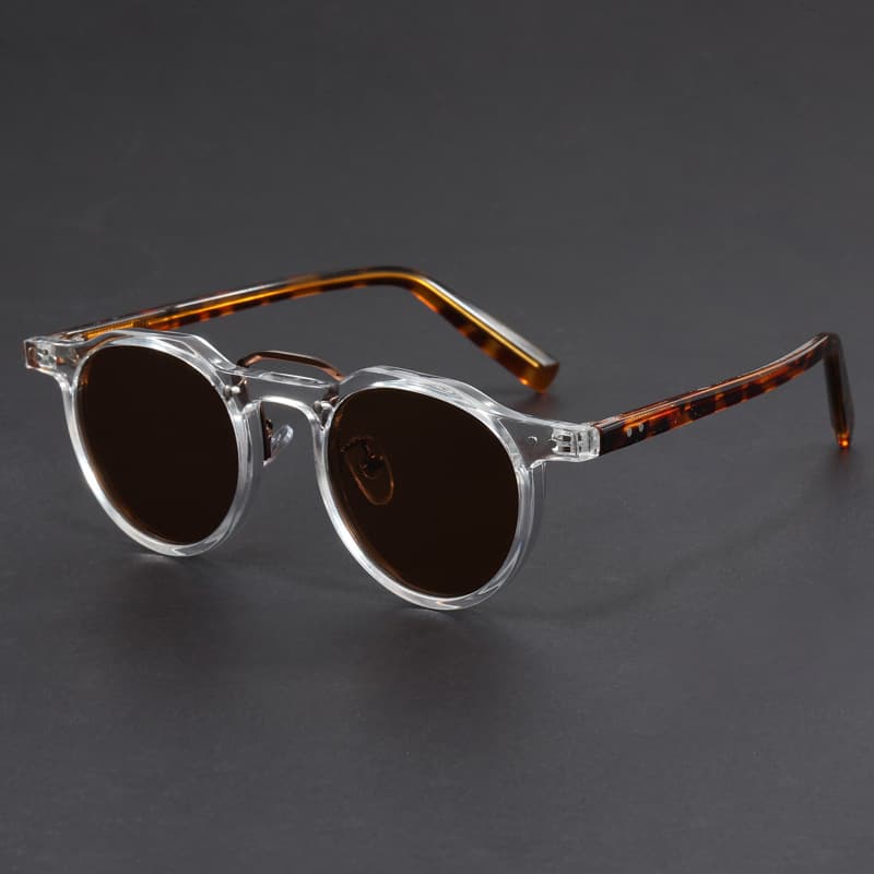 Small Round Frame Acetate Hip-Hop Punk Style Fashion Influencer Personality Street Photography Internet