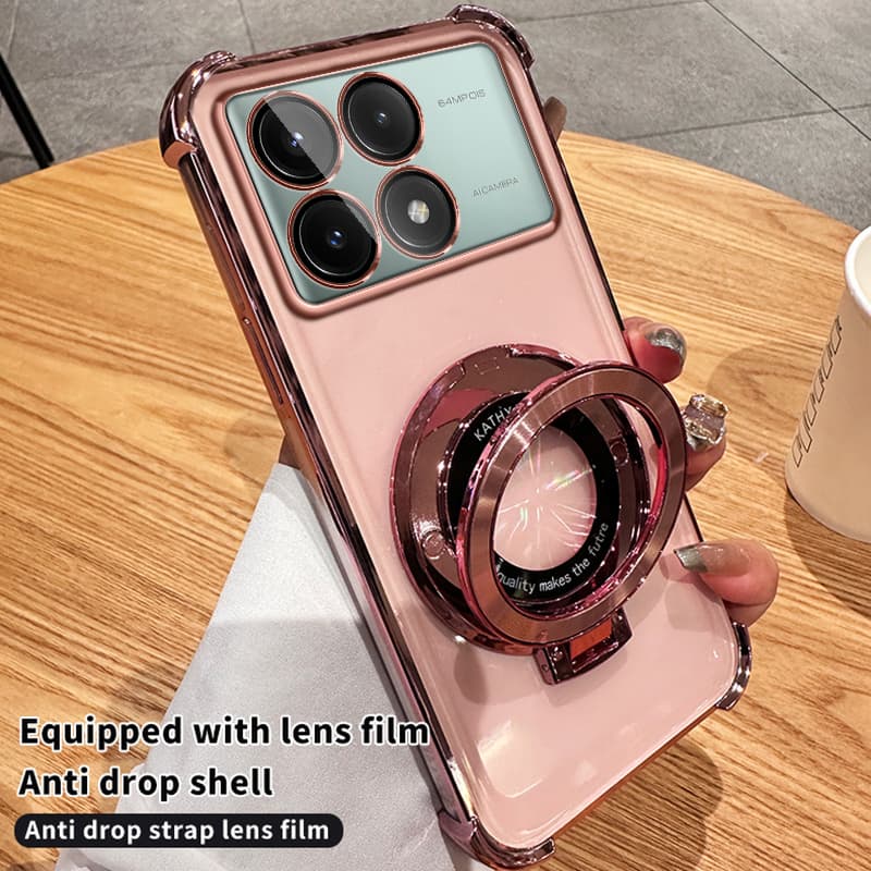 For Redmi Note 13 5G 13R Xiaomi 12T POCO M6 X6 F6 Pro Len Film Protect Transparent Bracket Cover