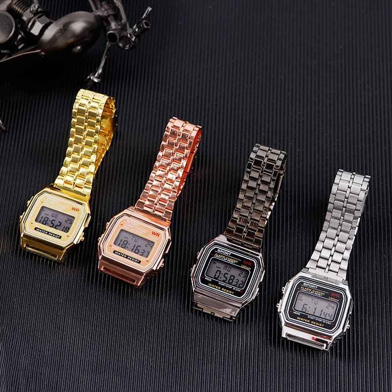 Men's Business Electronic Watch Student Casual Fashion Sports Multifunctional Waterproof Watch