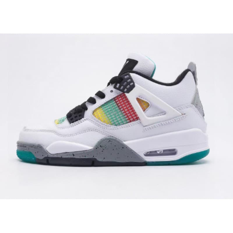 Qiao Red Blue Mandarin Duck White Oreo 4 Basketball 3 Nouvelles chaussures