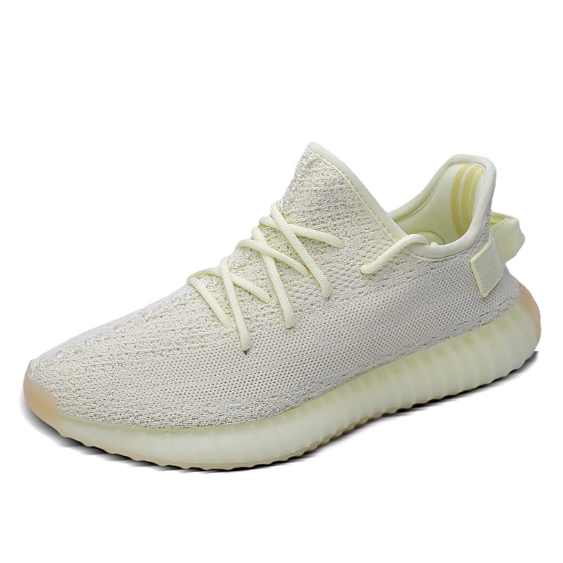 Chaussures de couple pour hommes 350 véritables semelles en pop-corn, chaussures de sport légères, chaussures de course décontractées et souples