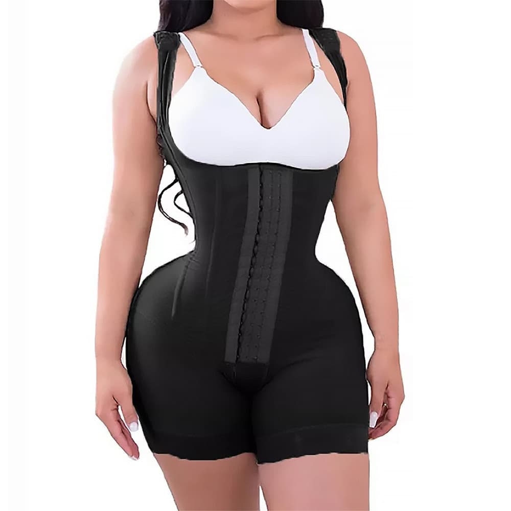 body shaping one-piece body shaper 9-bone opening hip lifting non-slip glue tight belly corset