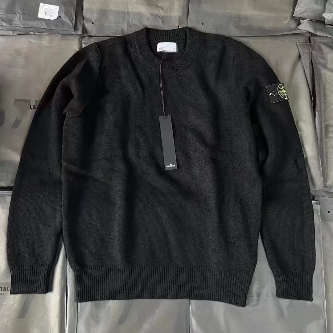 Pull col rond ample décontracté unisexe tricoté couche de base pour couple