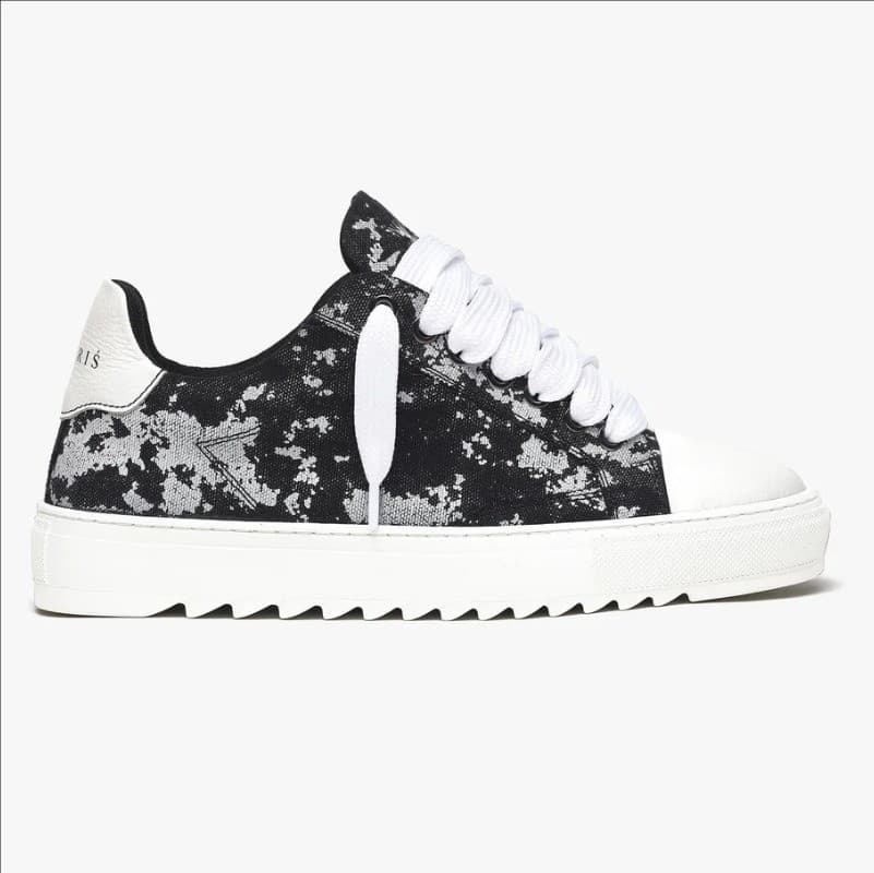 Shoes NUMERIS Men's Casual Sneakers Thick Sole Non-Slip Lace-Up Round Toe Unisex Shoes In Black White Gray Light Blue