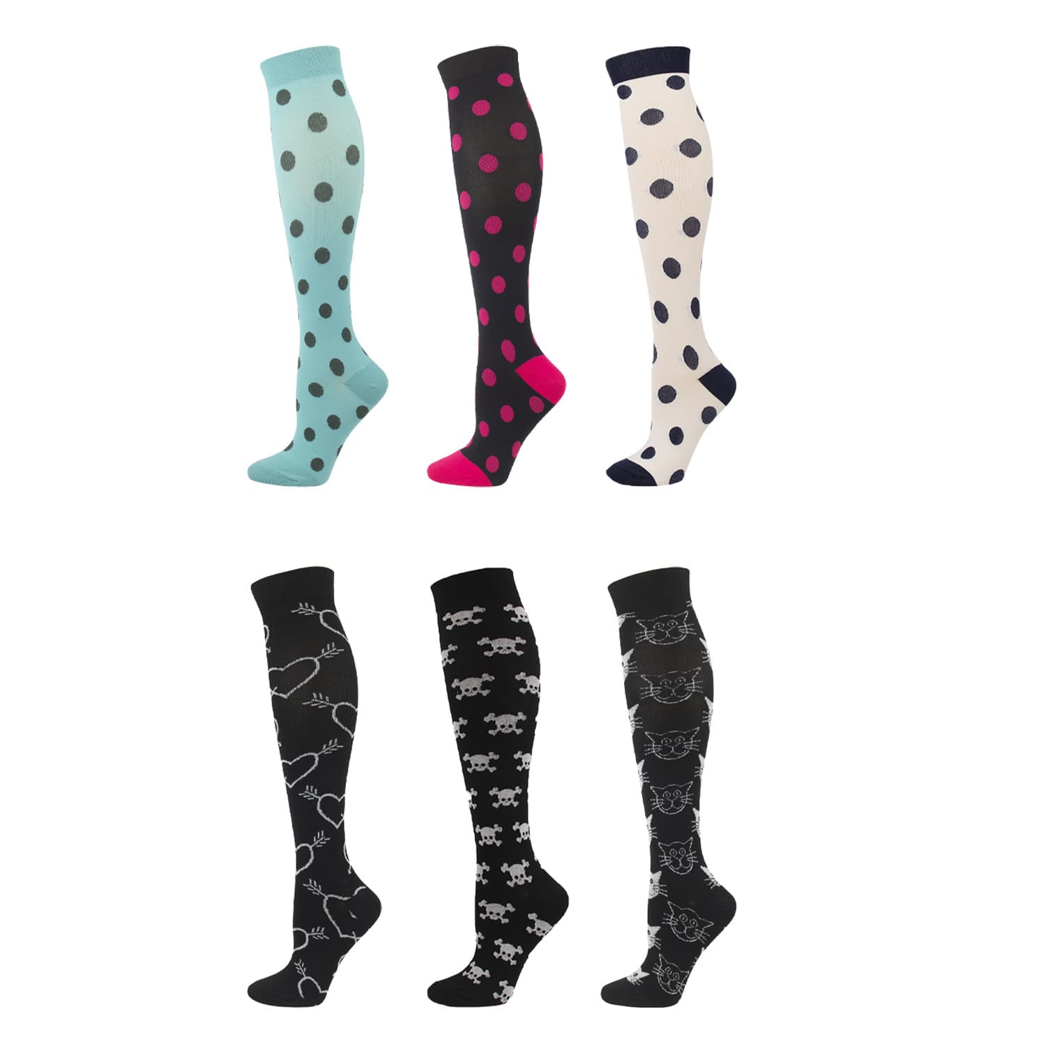 Socks outdoor running socks men and women long tube sports compression socks