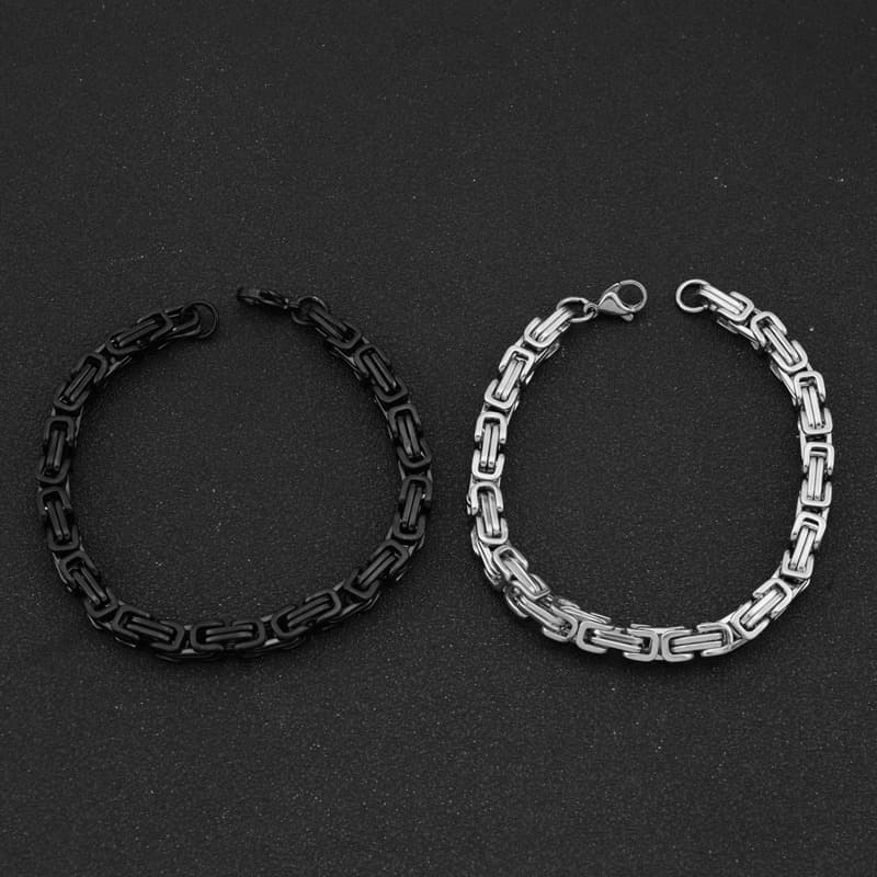 Hot Selling Stainless Men's Titanium Steel Hip Hop Cuban Versatile Emperor Chain Personality Bracelet