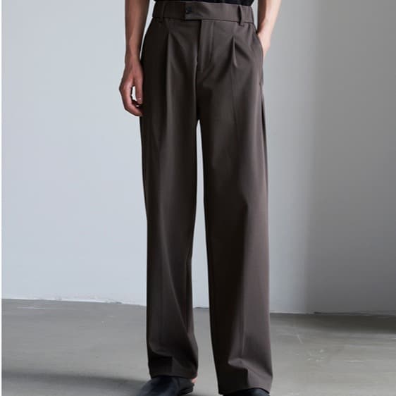 Men's Clothing Men's Trendy Loose Straight Wide Leg Trousers Versatile Handsome Casual Suit Trousers