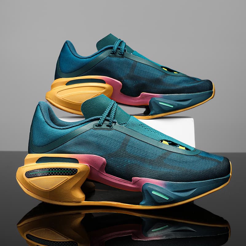 Jueying 3-Flat Alternative High Resilience Racing Running For Men And Women, Lightweight Shock Absorbed Sports Shoes,