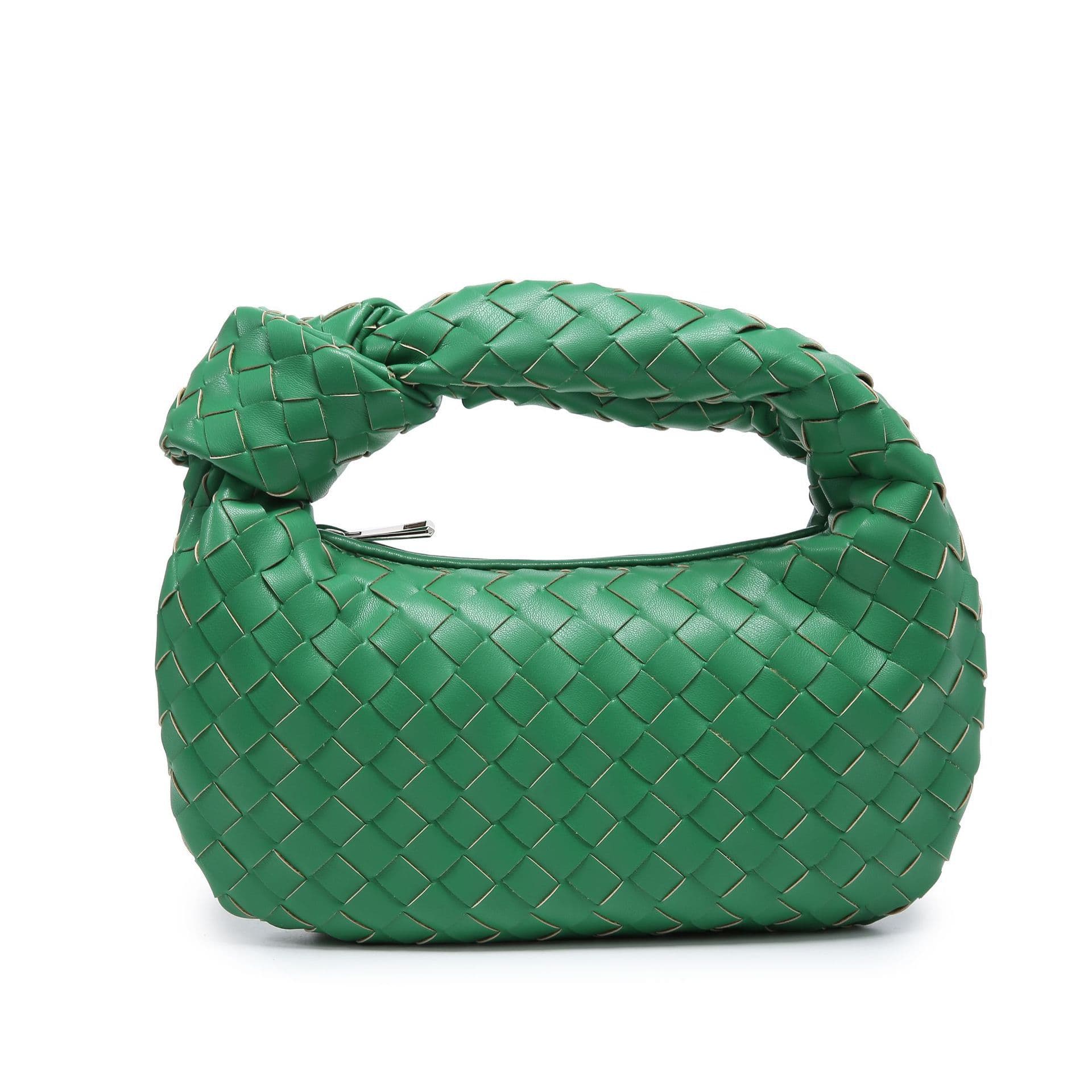 Sac à main tissé, petit pain rond en forme de nuage