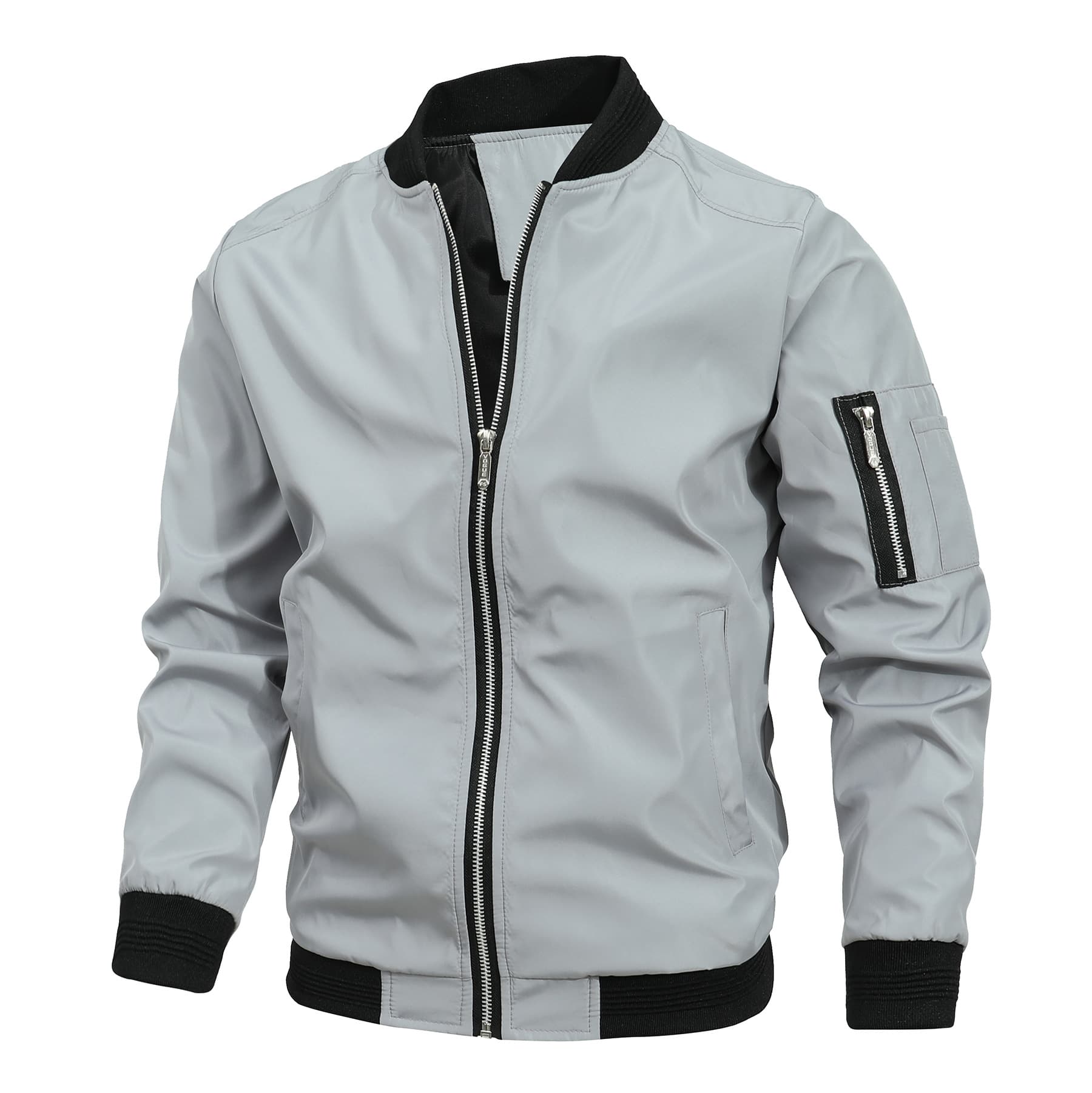 men's jacket spring and autumn casual middle coat