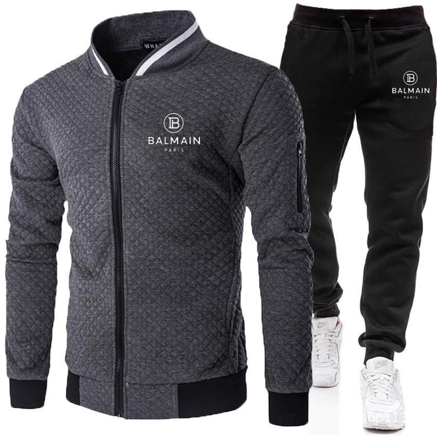 Nouveau costume pour hommes, pull d'extérieur, col montant, mode sport loisirs, combinaison zippée
