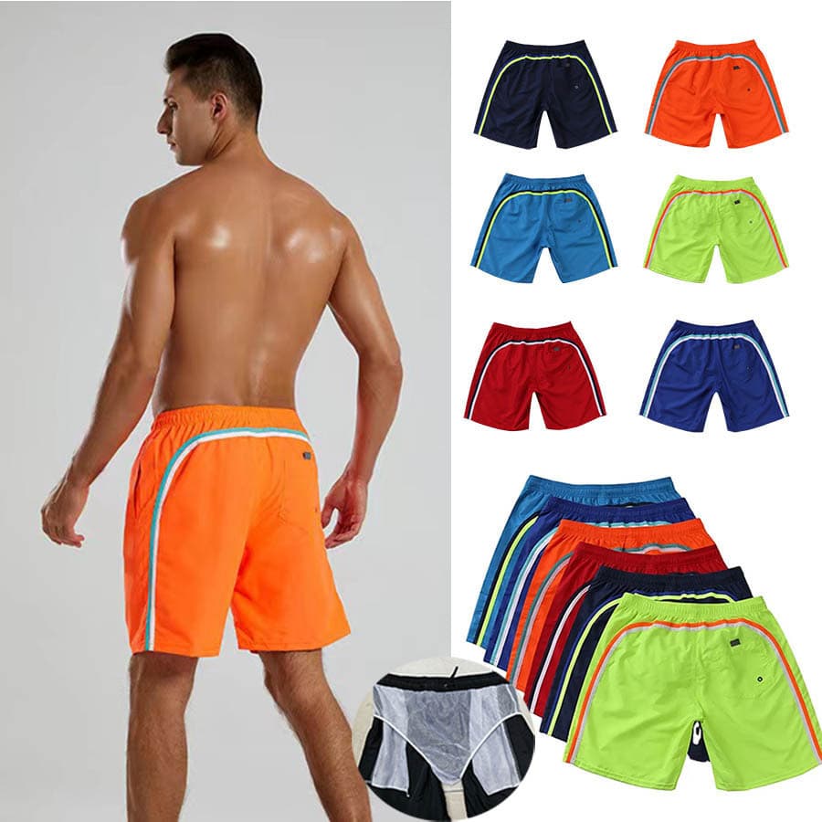 Men's Clothing New Spot Quick Drying Waterproof Beach Pants Swimming Trunks Travel Essential