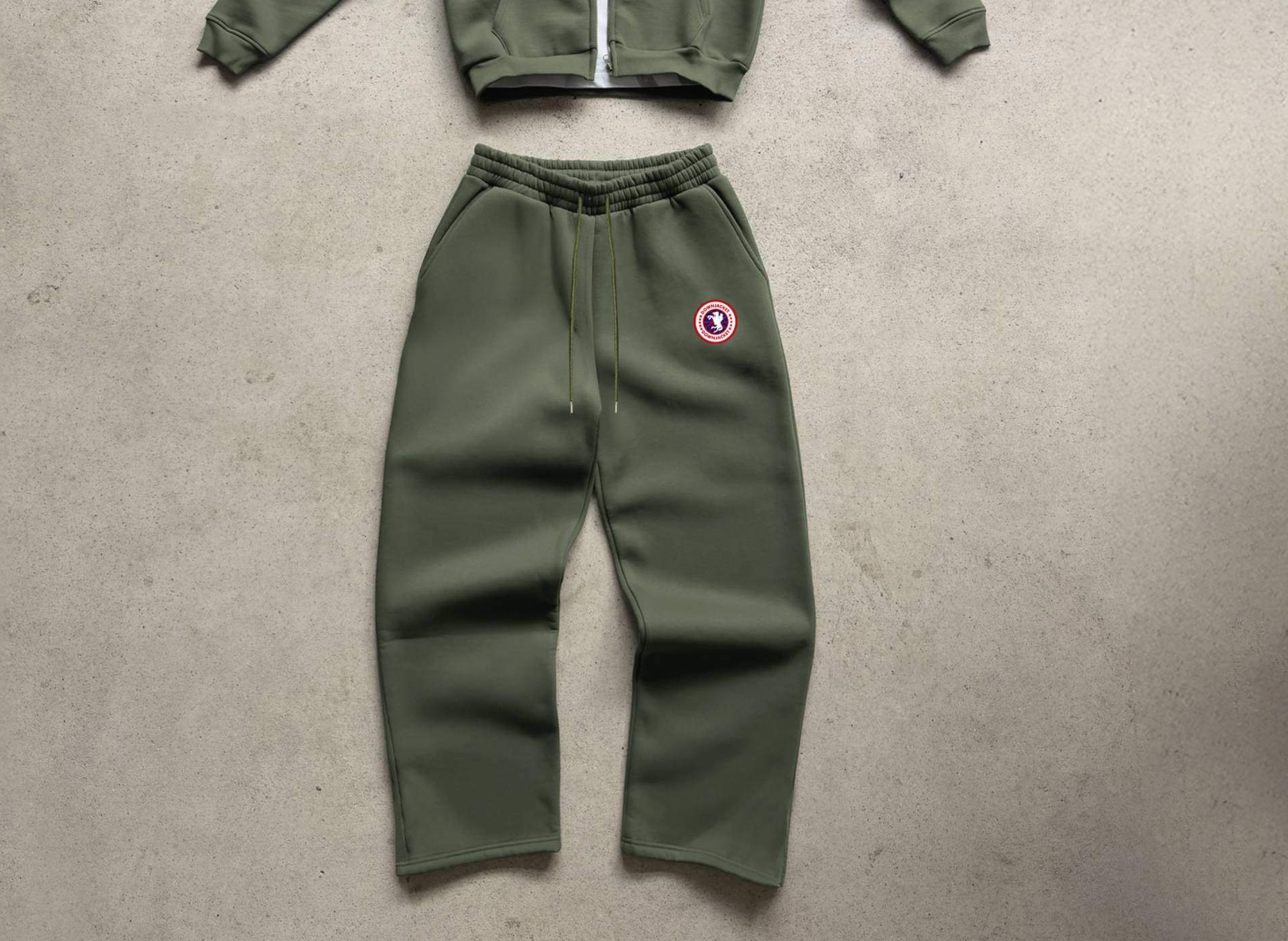 Ensemble sweat à capuche et jogging streetwear homme 2026 - Pull oversize imprimé, tenue décontractée
