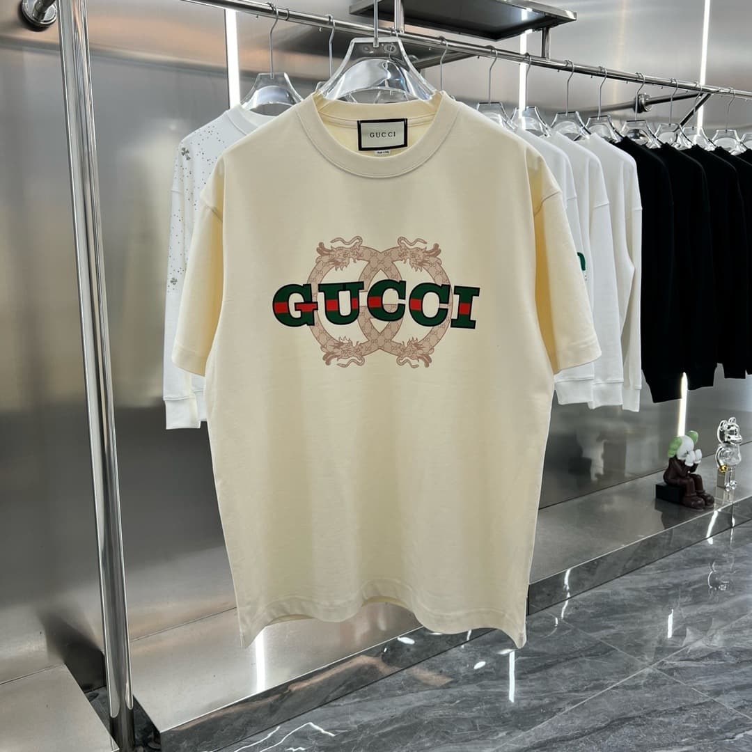 T-shirts de marque de haute qualité, t-shirts tendance décontractés d'été pour la maison, t-shirts en pur coton amples, simples et polyvalents