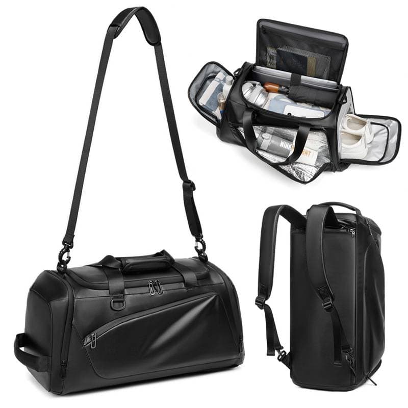 Large-capacity, Multi-functional Travel Bag For Business Trips, Crossbody Luggage Bag, Dry And Wet Separation, Fitness Training Backpack