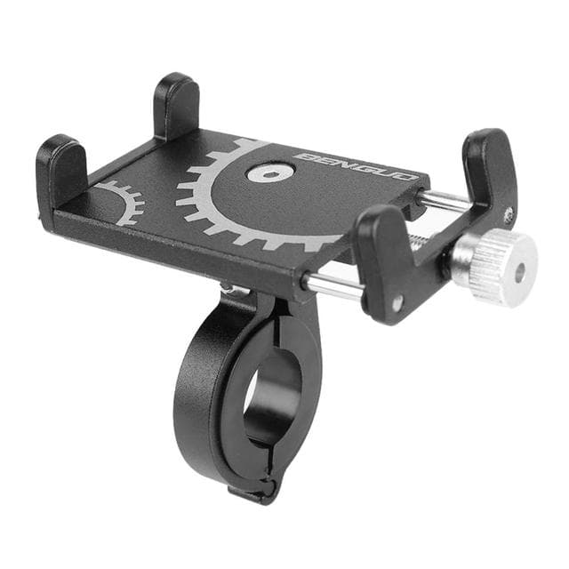 Universal Aluminium Alloy Bicycle Mobile Phone Holder Bike Handlebar Clip Stand GPS Mount Bracket